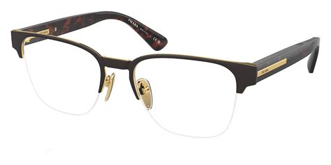 prada pr 52|Prada PR A52V Square Eyeglasses .